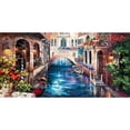 thumbnail image 3 of Lee, James 14x9 Black Modern Framed Museum Art Print Titled - Venice Bridge, 3 of 5