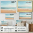 thumbnail image 4 of Designart "Quiet Coastal Sand Reverie III" Coastal Floater Framed Wall Decor, 4 of 5