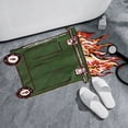 thumbnail image 4 of asddcavvf Carpet With Floor Shape Interesting Garbage Fire Mat Carpet Welcome Floor Mat Christmas Indoor and Outdoor Bathroom Decoration（The Throw Blanket Cold Throw Blanket Small Kids Rugs, 4 of 5