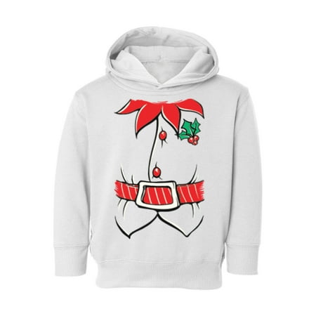

Awkward Styles Ugly Xmas Hoodie for Girls Boys Toddler Adorable Christmas Elf Suit Sweatshirt