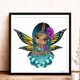 thumbnail image 4 of Dibujos animados Big Eye 5D DIY Diamond Painting Kits Resina Full Round Home Wall Art Gift Hugtrwg Para estrenar, 4 of 9