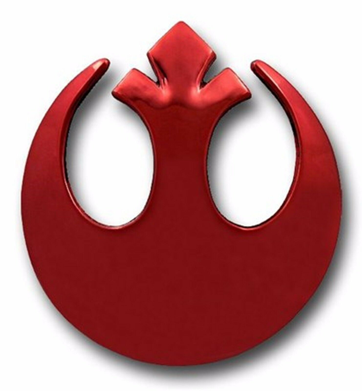 Original STAR WARS metal logo belt buckle Red enamel color  Cosplay or just wear 