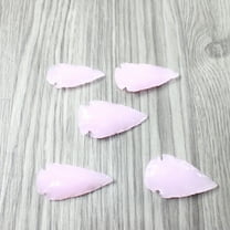 5 Large Glass Ornamental Arrowheads  #504-2  Spearhead