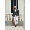thumbnail image 4 of COOFANDY Men's Linen Blazer Casual Lightweight Two Button Sport Coats Formal Business Suit Jacket Unlined Blazer, 4 of 6