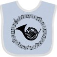 thumbnail image 3 of Inktastic French Horn Music Boys or Girls Baby Bib, 3 of 4
