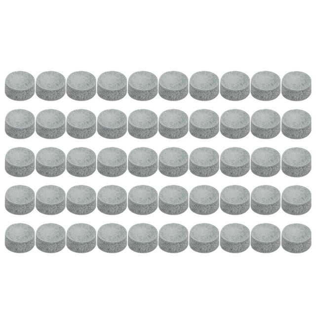 Pool Cue Tips, 50Pcs Leather Billiard Cue Stick Tip Grade B Replacement Pool Cue Tips Tool Pool Stick Tips Billiards Accessory for Daily Use and Training