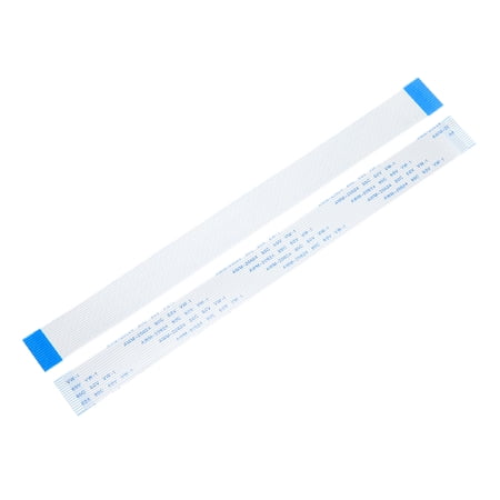 Uxcell 20 Pack FFC FPC Flat Flexible Cable 16 Pins 1mm Pitch 200mm Long (A Type) for LCD 3D Printer Camera DVD TV Laptop Audio