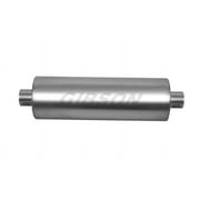 SFT Superflow Center/Center Round Muffler, Stainless