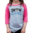 thumbnail image 2 of 7 ate 9 Apparel Kids Merry Christmas Shirts - Snow Cool Snowman Shirt - Pink Shirt Youth Medium, 2 of 6