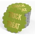 thumbnail image 4 of Inkdotpot Real Gold Foil Trick Or Treat Halloween Tags Favor Hang Paper Tags 100 Pieces, 4 of 6