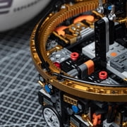 Sci-Fi Robot Building Set, Programmable Rolling Sphere Robot with Remote Control, STEM Building Kit , Teens & Adults, Futuristic Collectible Display Model