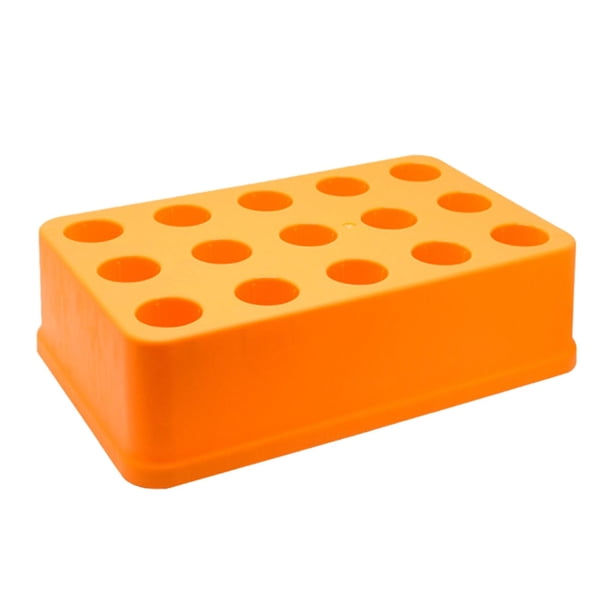 Soporte de herramientas CNC, funda con soporte de almacenamiento, soporte portátil con agujeros, herramientas de corte, caja colectora, bandeja de para Amarillo