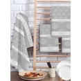 thumbnail image 2 of Farm Fruits Kitchen Dish Towels for Drying Dishes Set of 4, Watermelon Lemons Peach Strawberry Grey Striped Waffle Weave Microfiber Hand Tea Bathroom Towels Quick Dry & Absorbent Towel 15.7x23.6, 2 of 7