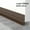 Brown 35mm, variant on 1M Door Bottom Sealing Strip Windproof Dust Stopper Guard Rain Weatherstrip Noise Reduction Insulator Sealer Home Hardware