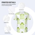 thumbnail image 4 of Daiia Frogs and Dragonflies Mens Baseball Jersey Button Down Shirts Short Sleeve Sports Uniforms-4X-Large, 4 of 9