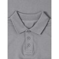 thumbnail image 3 of Ma Croix Kids Pique Polo Shirt Short Sleeve Solid Cotton Regular Fit Uniform, 3 of 6