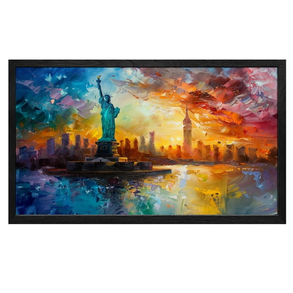 Statue Of Liberty Modern Landscapes Home Decor Landscape Canvas Wall Art Framed Canvas Wall Art Canvas Wall Art For Home Decoration