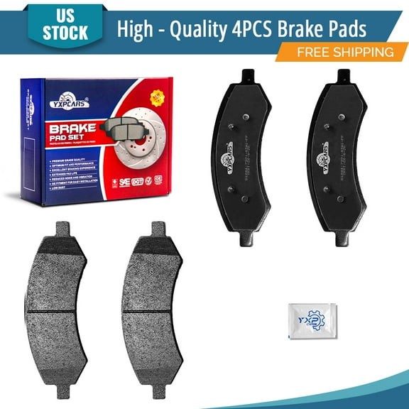 YXPCARS 4PCS Brake Pads(D1084), Front Ceramic Pads for Ram 1500/1500 Classic Dakota Dodge Dakota Durango RAM 1500 Chrysler Aspen Mitsubishi Raider