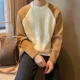 thumbnail image 2 of Suéteres de punto de otoño e invierno para hombre, jersey de manga larga para hombre, ajuste holgado e informal, tejido de alta calidad Y2k, prendas de punto originales, 2 of 5