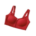 thumbnail image 2 of Antinious Women Wireless Bras Push Up Seamless Front Zipper Adjustable Strap Solid, 2 of 3