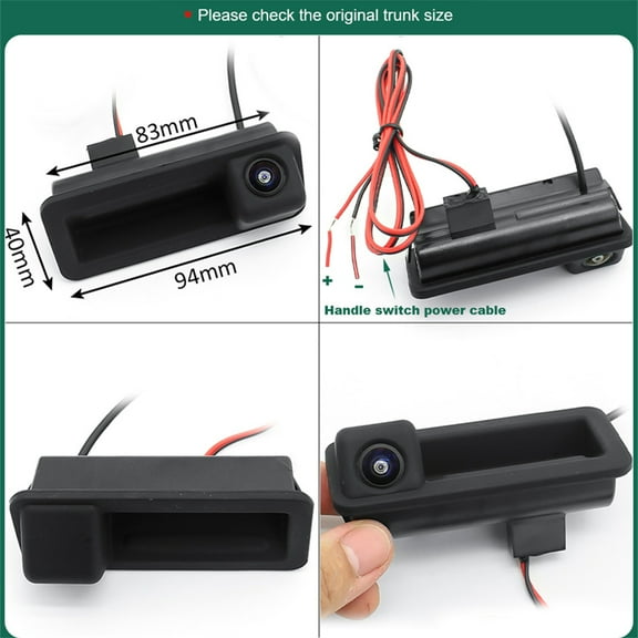 Furulu AHD 1080P Vehicle Reverse Backup Trunk Handle Camera For Ford Mondeo MK4 CHIA-X Ford Fiesta ST