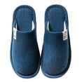 thumbnail image 3 of FUZHIQ Slippers for Women, Warm Memory Foam Comfy House Slippers with Anti-Skid Rubber Sole for Indoor and Outdoor, 3 of 8