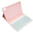 thumbnail image 3 of Teclado de tableta Bluetooth de 11 pulgadas, teclado inalámbrico para tableta, teléfono, computadora con funda protectora de cuero para OPPO Pad 11, color rosa, 3 of 5