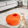 thumbnail image 1 of Acogedora casa para cachorros y gatitos, nido cálido, almohadilla para dormir antideslizante, alfombrilla para hábitats, perrera semicerrada lavable, , NARANJA, 1 of 5