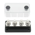 thumbnail image 1 of Busbar,Block Bar Box With Bar 4 X 3/8 Block Bus Bar Busbar 3/8 Bar Busbar Box Bus Bar 48v Busbar 300a Block 4 X Busbar 3/8 Busbar Block With Cover Busbar, 1 of 5
