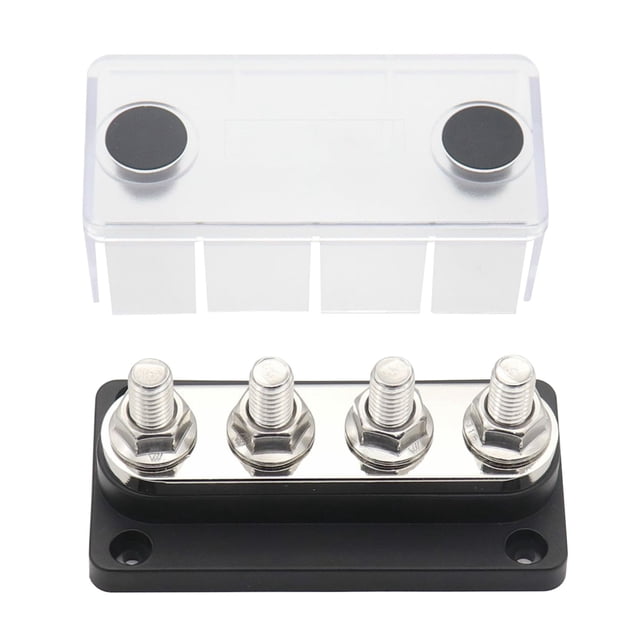 Busbar,Block Bar Box With Bar 4 X 3/8 Block Bus Bar Busbar 3/8 Bar Busbar Box Bus Bar 48v Busbar 300a Block 4 X Busbar 3/8 Busbar Block With Cover Busbar