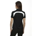 thumbnail image 3 of Extreme 75066 Women Eperformance Colorblock Textured Polo, XL, BLACK, 3 of 3