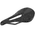 thumbnail image 2 of Sillín de bicicleta de montaña/carretera con diseño hueco de fibra de carbono, transpirable, 143 mm, color negro, 2 of 8