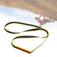 thumbnail image 2 of Cuerda De Escalada En Roca Escalada Al Aire Libre Cojinete De Carga Cinturón Plano Correa Seguridad Montañismo Rope120x1.6cm, 2 of 8