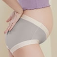thumbnail image 5 of Taqqpue Maternity Underwear Seamless, Low Rise Pregnancy Panties Postpartum Maternity Underwear Under Bump Bikini M-4XL, 5 of 7
