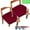 Wine, variant on Bxaolu Seat Covers for Dining Room Chair Set of 2, Stretch Fit Removable Washable Anti-dust Desk Chair Seat Cushion Protectors - Wine