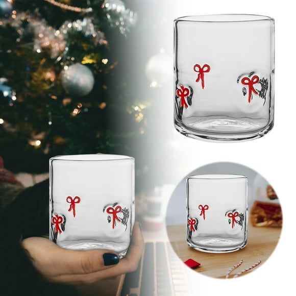 TIELUTT Colorful Glass Cup Blown Drinking Glassware For Hot and Cold Beverages Elegant Water Tumbler Juice Mug Drinking Cups Set Housewares Kitchen Glasses Water Cups Glass Set Tumbler Coffee Mug Cup