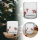 thumbnail image 1 of Vasos de vidrio soplado de colores para bebidas frías y calientes Elegantes vasos de agua y tazas para jugos, adecuados para Navidad, 1 of 6