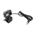 thumbnail image 2 of USB Web Camera, 360 Rotation LED Lights Auto White Balance Auto Color Correction Built in Microphone High Definition Lens Compatible for Netmeeting, 2 of 7