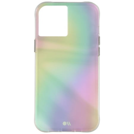 Case-Mate - Soap Bubble Carrying Case With Micropel For Apple iPhone 12 Pro Max - Iridescent