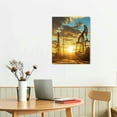 thumbnail image 2 of JEUXUS Oil Pump Wall Art Oil Rig Picture Wall Decor OilField Canvas Print Oil Field Poster Painting Framed Home Living Room Bedroom Decoration 5 Piece Ready to Hang, 2 of 4