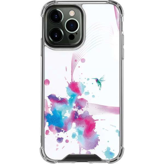 Skinit Abstract Art Violet Harmony (Hummingbird) iPhone 13 Pro Max Clear Case