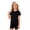 Black, variant on Gyexs 2T Girls Summer Clothes 2 Piece Matching Short Sets School Short Sleeve Shirt and Shorts Outfit White 2-3 Years