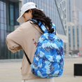 thumbnail image 2 of AMERTEER 3Pcs Tie-Dye Backpack for Student Bookbag Set with Lunch Box Pencil Case(Purple), 2 of 7