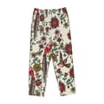 thumbnail image 4 of Bingfone Pajamas For Women,Dark Enchanted Flowers And Birds Pajama Pants With Pockets-Xx-Large, 4 of 9