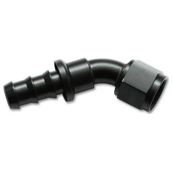 Push-On 45 Degree Hose End Fitting; Hose Size: -8 AN