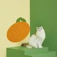 thumbnail image 4 of Tablero rascador Sunnimix para gatos de sisal montado en la pared naranja, 4 of 7