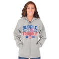 thumbnail image 4 of Original Dubble Trouble Bubble Gum Zip Up Hoodie Men's Women's Brisco Brands S, 4 of 6