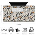 thumbnail image 5 of Long Mouse Pads for Desk,Beige Halloween Pumpkin Skull Bat Desk Mats on Top Of Desks, Desk Mouse Pad Extra Large with 3mm Non-Slip Base and Stitched Edge for Gaming,Work,Home 47.3"x23.6", 5 of 5