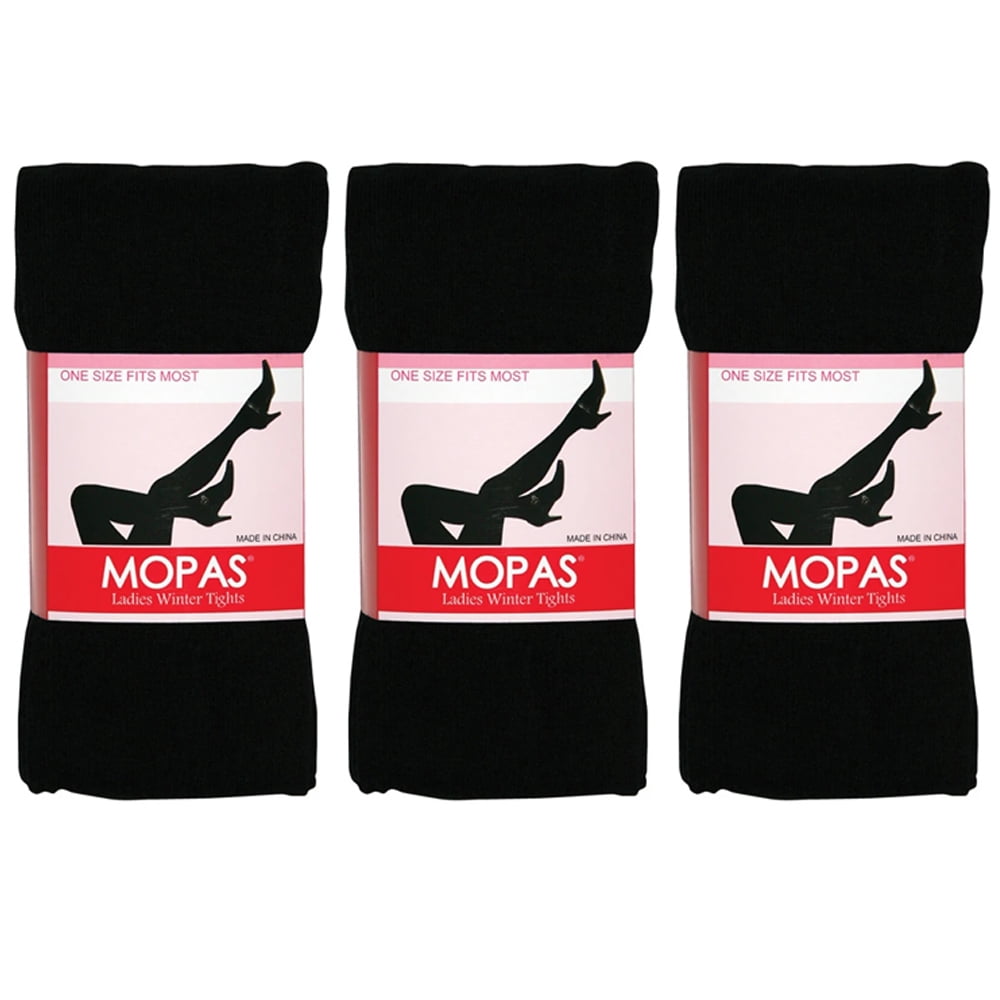 MOPAS LADIES WINTER FOOTLESS TIGHTS, ONE SIZE FITS MOST,STYLE #LT