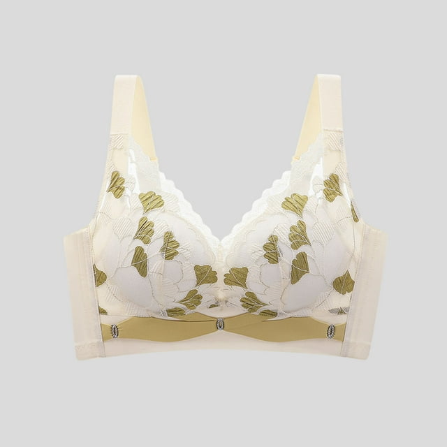 HongQid Comfortable Seamless Full-Coverage Wireless Bra for Women, Soft Support
